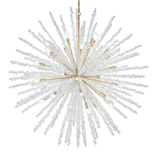 Aisi 52" 40-Light Chandelier in Fawn Gold - Image 7