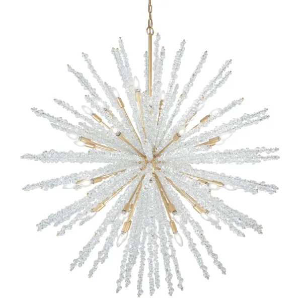 Aisi 52" 40-Light Chandelier in Fawn Gold - Image 8