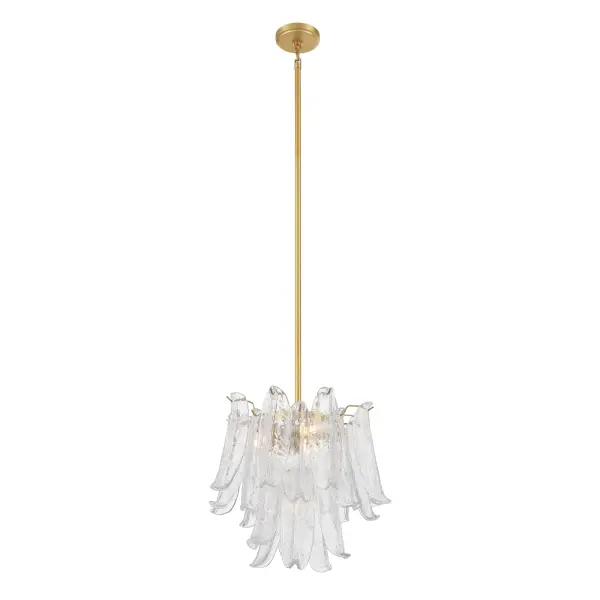 Regent 17.75" 4-Light Chandelier in Legacy Brass - Image 4