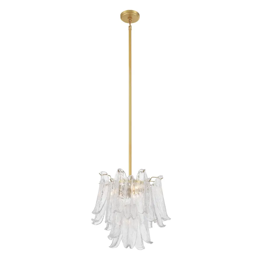 Regent 17.75" 4-Light Chandelier in Legacy Brass - Image 4