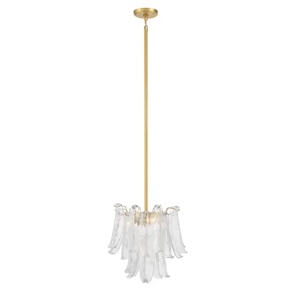 Regent 17.75" 4-Light Chandelier in Legacy Brass - Image 5