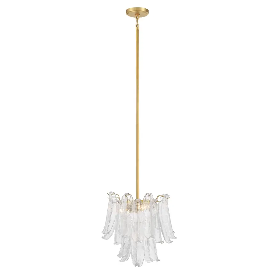 Regent 17.75" 4-Light Chandelier in Legacy Brass - Image 5