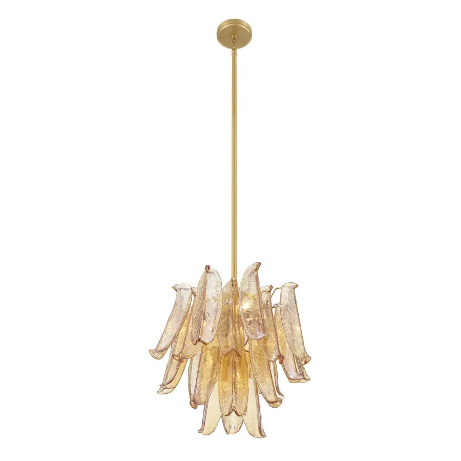 Regent 17.75" 4-Light Chandelier in Legacy Brass - Image 3