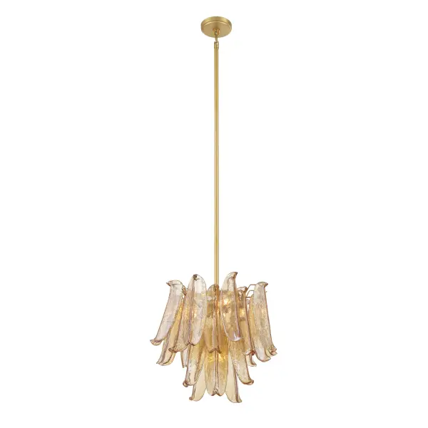 Regent 17.75" 4-Light Chandelier in Legacy Brass - Image 4