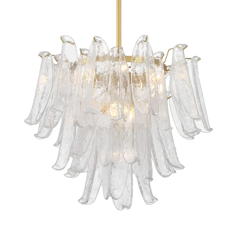 Regent 23" 9-Light Chandelier in Legacy Brass - Image 1