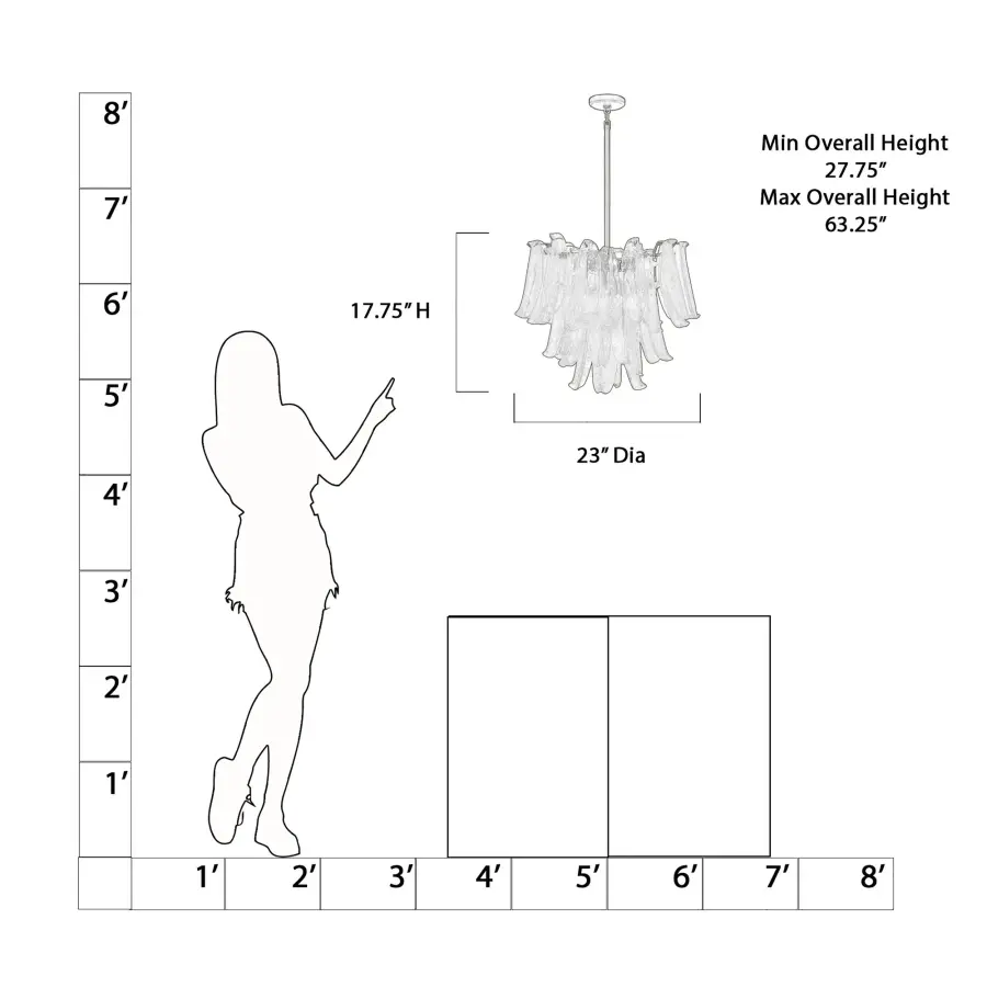 Regent 23" 9-Light Chandelier in Legacy Brass - Image 2