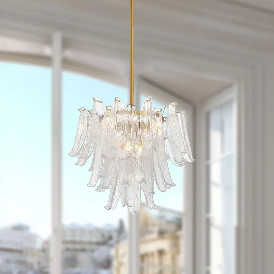 Regent 23" 9-Light Chandelier in Legacy Brass - Image 4