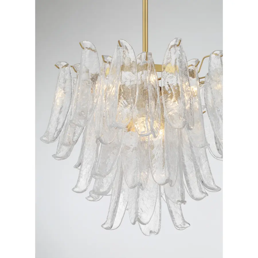 Regent 23" 9-Light Chandelier in Legacy Brass - Image 6