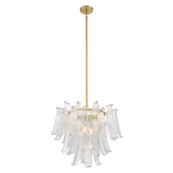 Regent 23" 9-Light Chandelier in Legacy Brass - Image 8