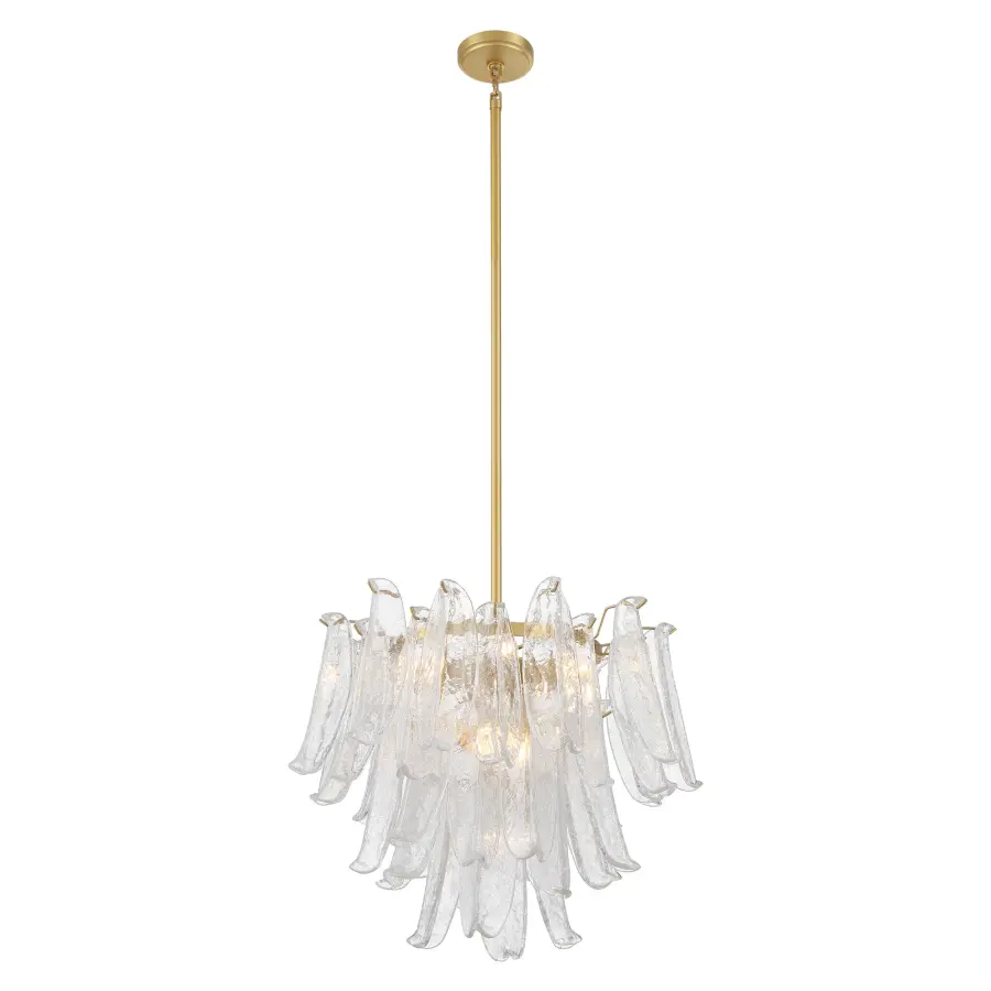 Regent 23" 9-Light Chandelier in Legacy Brass - Image 8