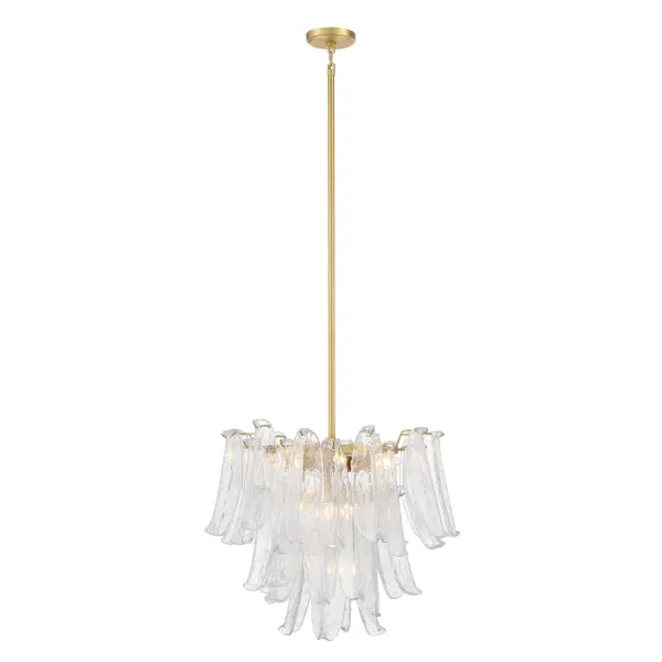 Regent 23" 9-Light Chandelier in Legacy Brass - Image 9