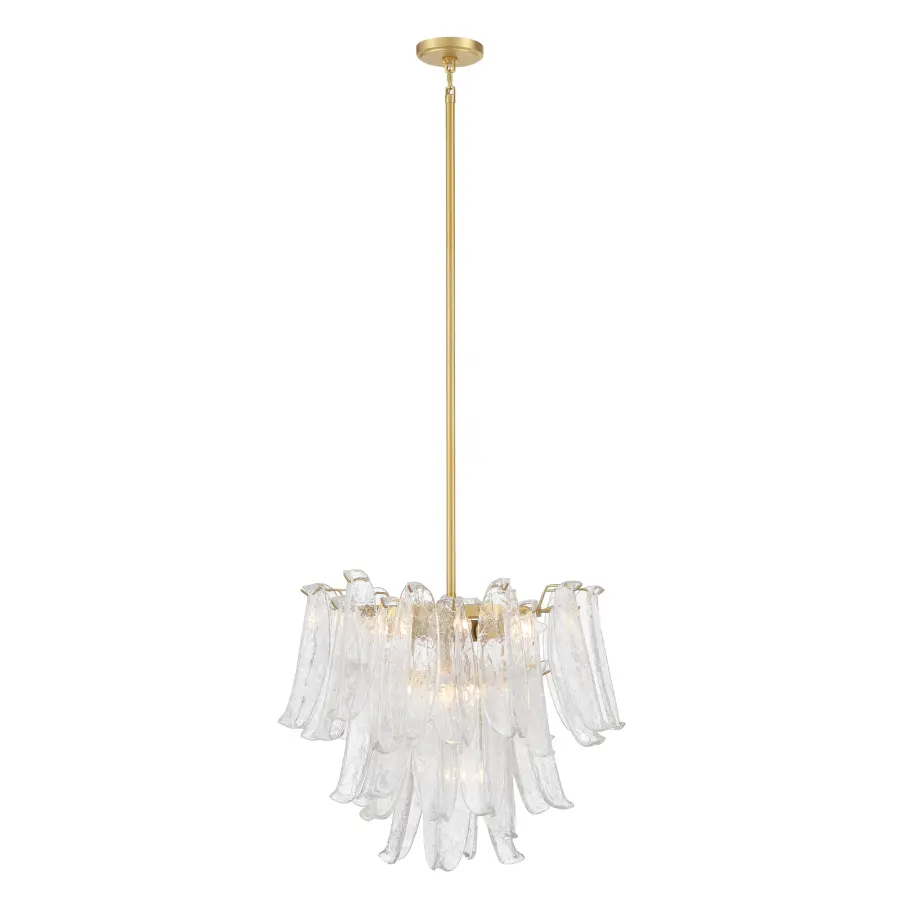 Regent 23" 9-Light Chandelier in Legacy Brass - Image 9