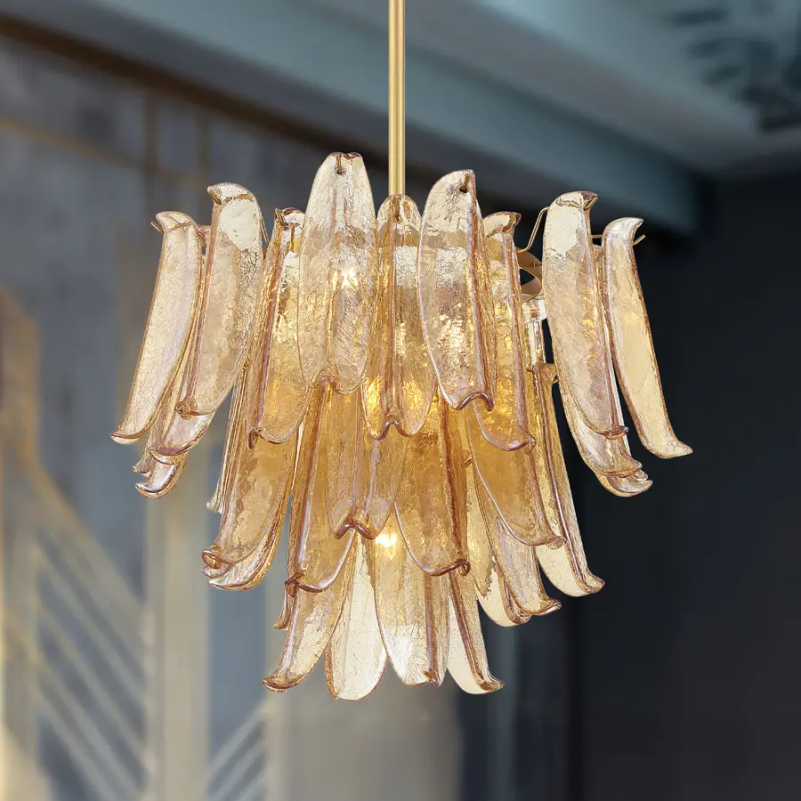 Regent 23" 9-Light Chandelier in Legacy Brass - Image 4