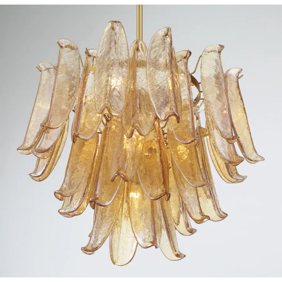Regent 23" 9-Light Chandelier in Legacy Brass - Image 6