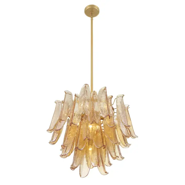 Regent 23" 9-Light Chandelier in Legacy Brass - Image 7