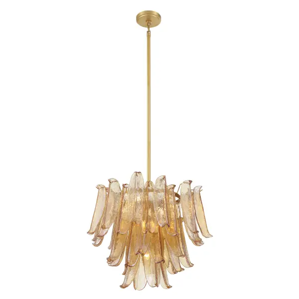 Regent 23" 9-Light Chandelier in Legacy Brass - Image 8