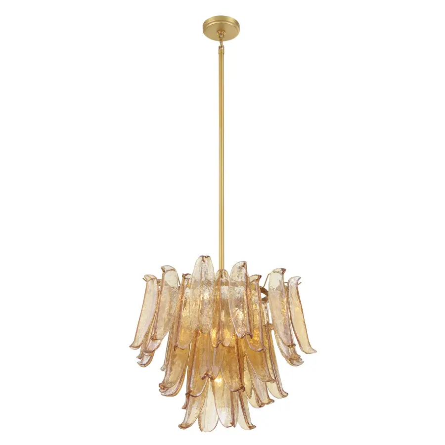 Regent 23" 9-Light Chandelier in Legacy Brass - Image 8