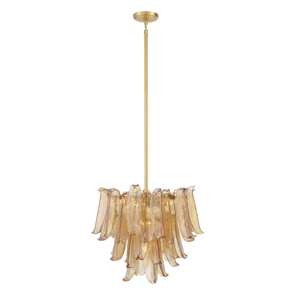 Regent 23" 9-Light Chandelier in Legacy Brass - Image 9