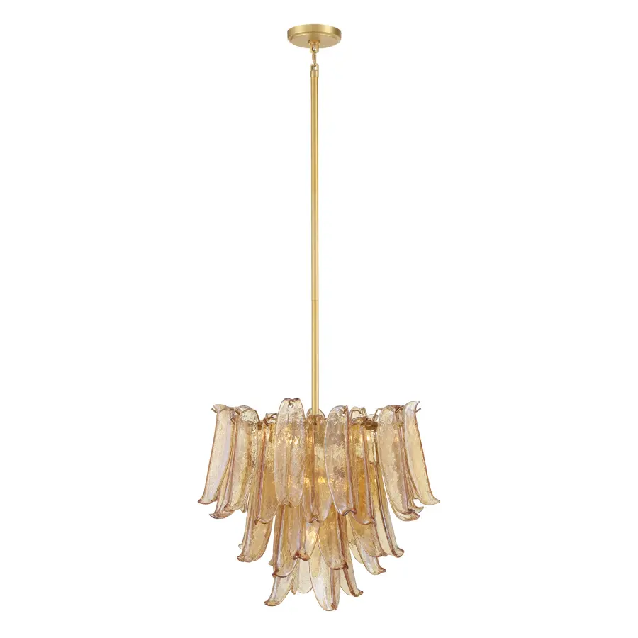 Regent 23" 9-Light Chandelier in Legacy Brass - Image 9