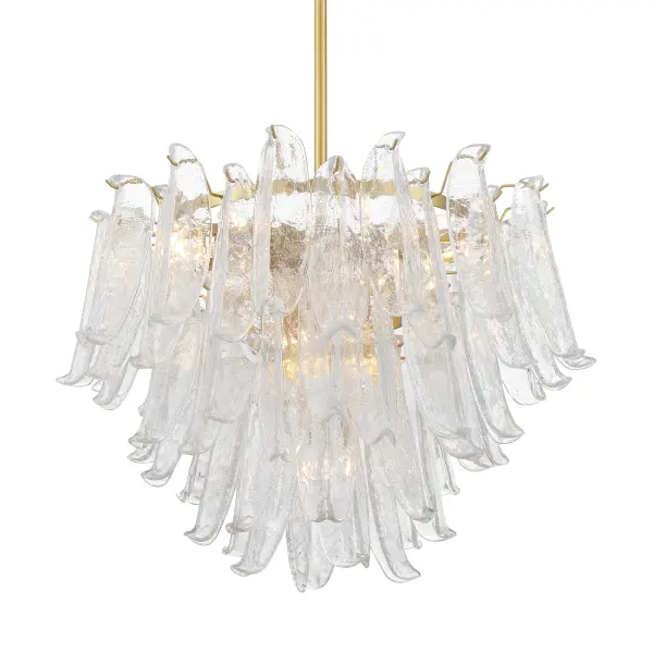 Regent 28" 13-Light Chandelier in Legacy Brass - Image 1