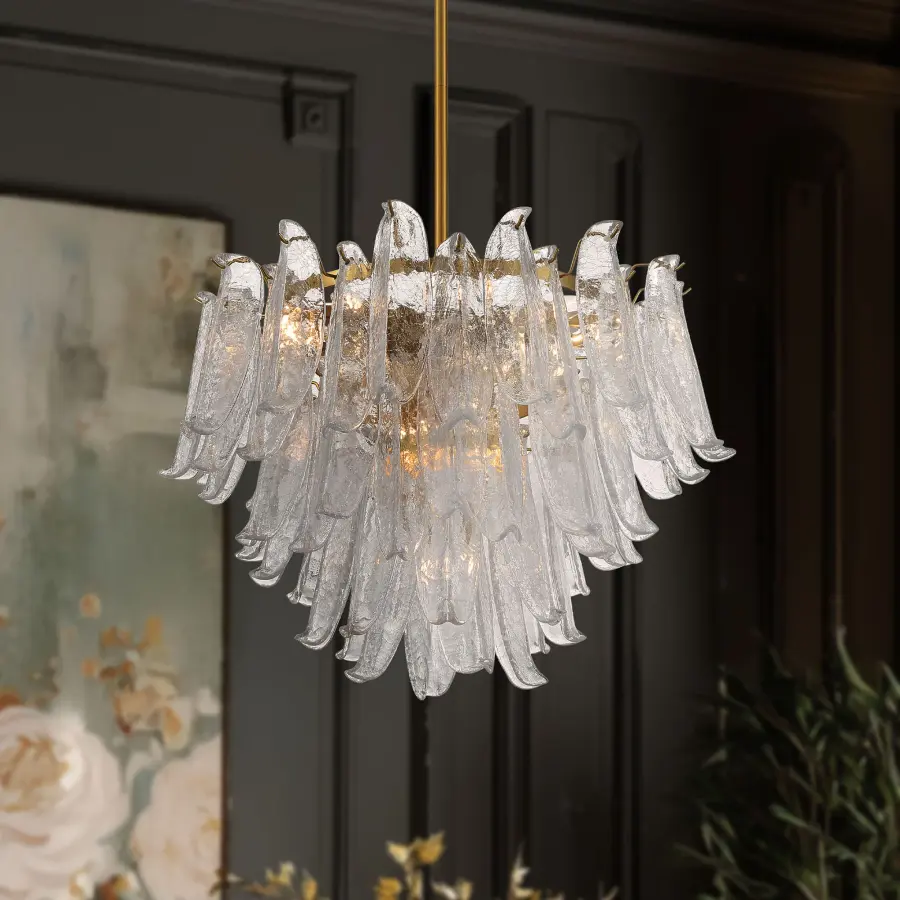 Regent 28" 13-Light Chandelier in Legacy Brass - Image 5
