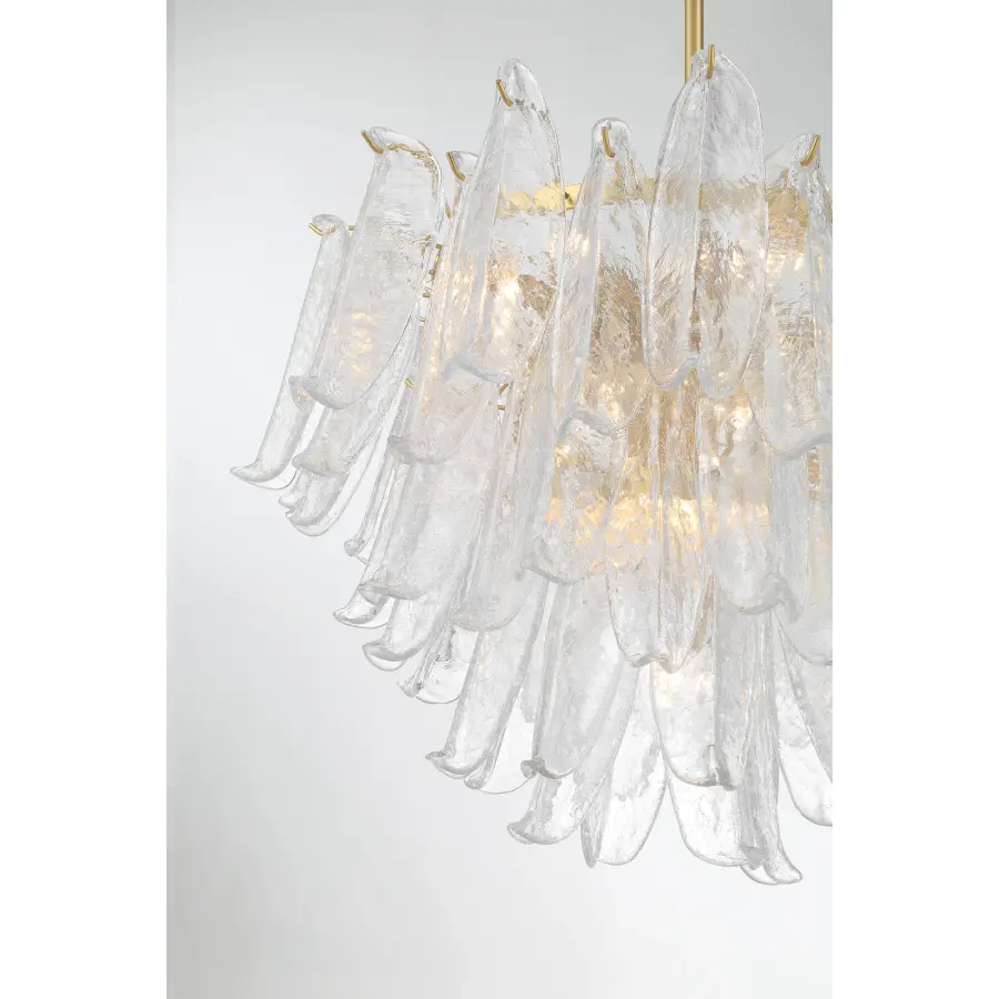 Regent 28" 13-Light Chandelier in Legacy Brass - Image 7
