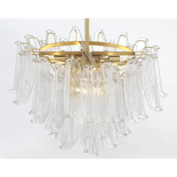 Regent 28" 13-Light Chandelier in Legacy Brass - Image 8