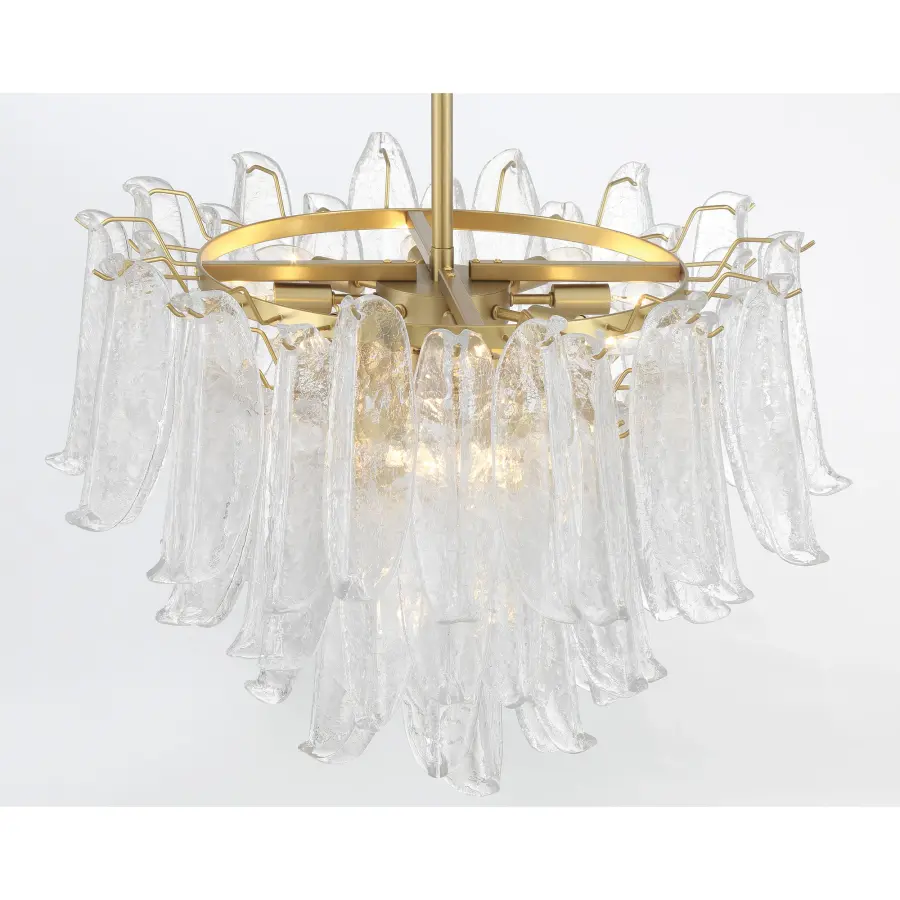 Regent 28" 13-Light Chandelier in Legacy Brass - Image 8