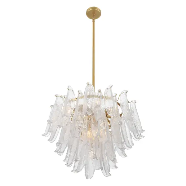 Regent 28" 13-Light Chandelier in Legacy Brass - Image 9