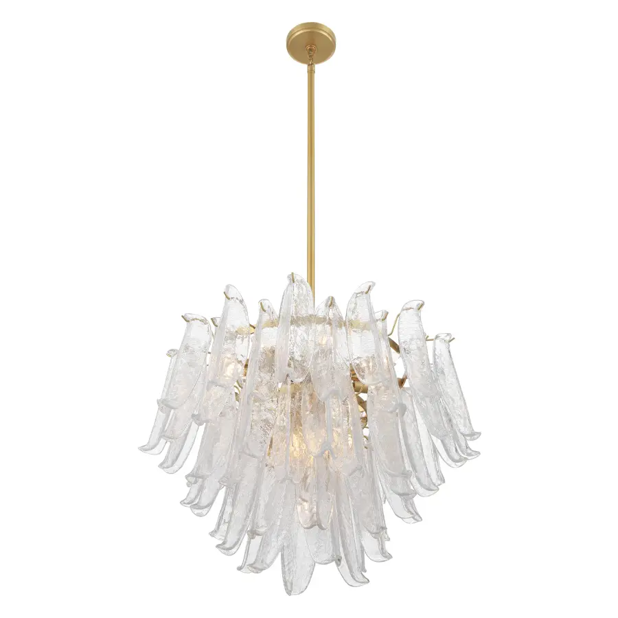 Regent 28" 13-Light Chandelier in Legacy Brass - Image 9
