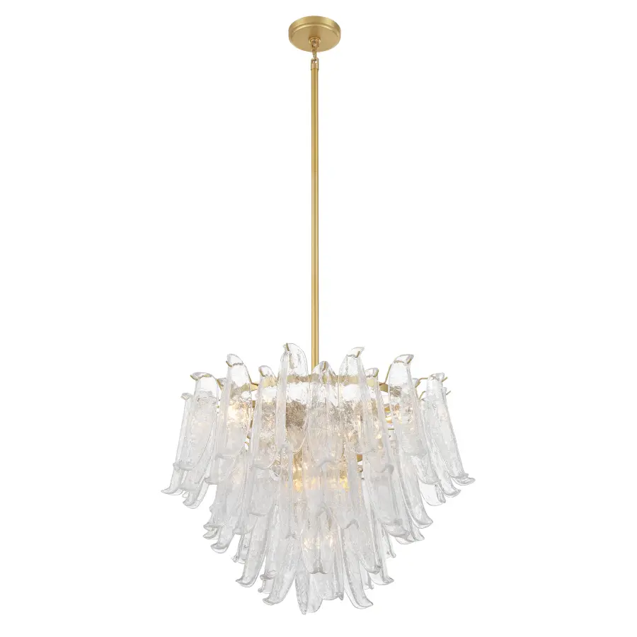 Regent 28" 13-Light Chandelier in Legacy Brass - Image 10
