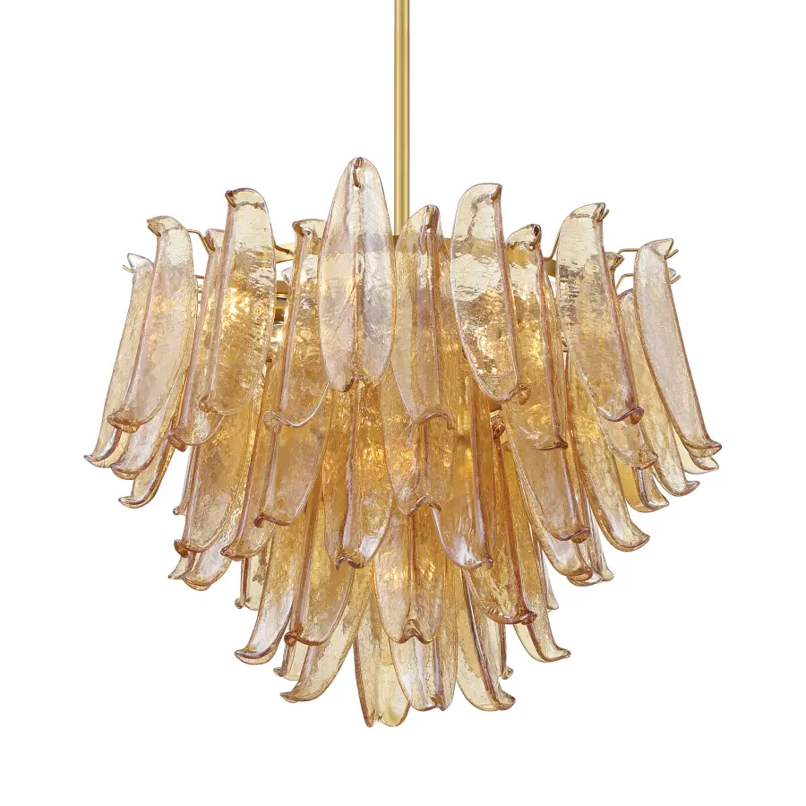 Regent 28" 13-Light Chandelier in Legacy Brass - Image 1