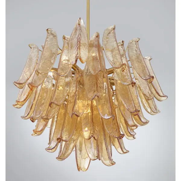 Regent 28" 13-Light Chandelier in Legacy Brass - Image 8