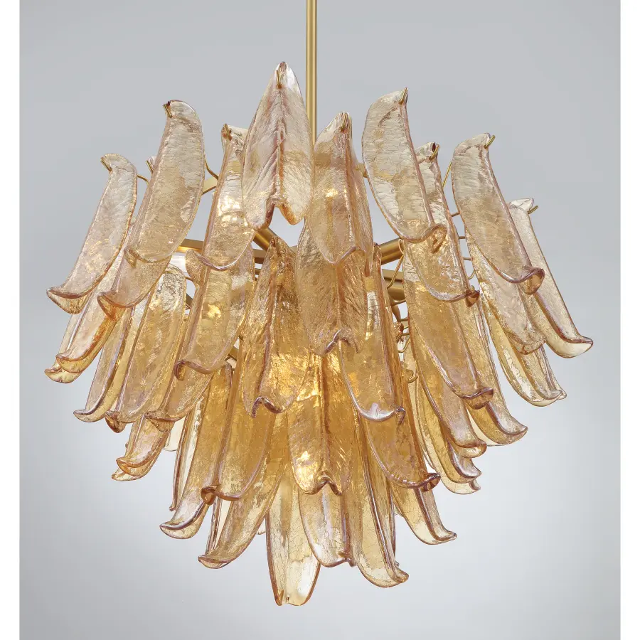 Regent 28" 13-Light Chandelier in Legacy Brass - Image 8