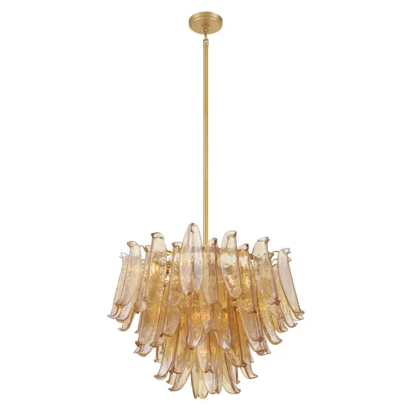 Regent 28" 13-Light Chandelier in Legacy Brass - Image 10