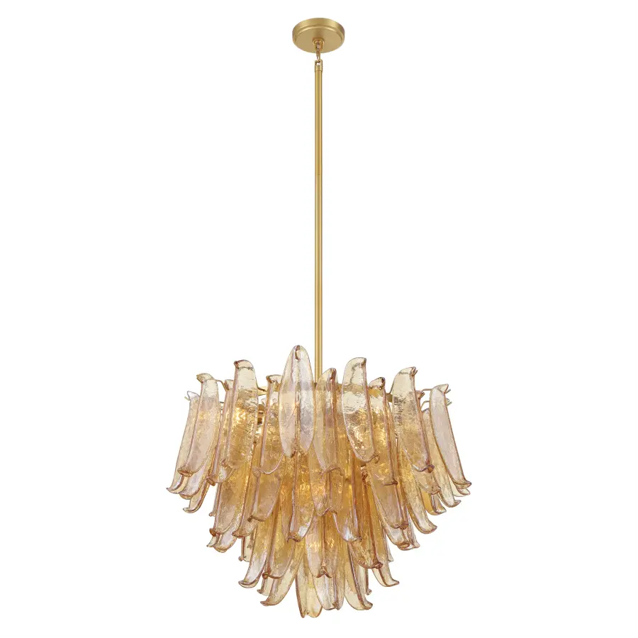 Regent 28" 13-Light Chandelier in Legacy Brass - Image 10
