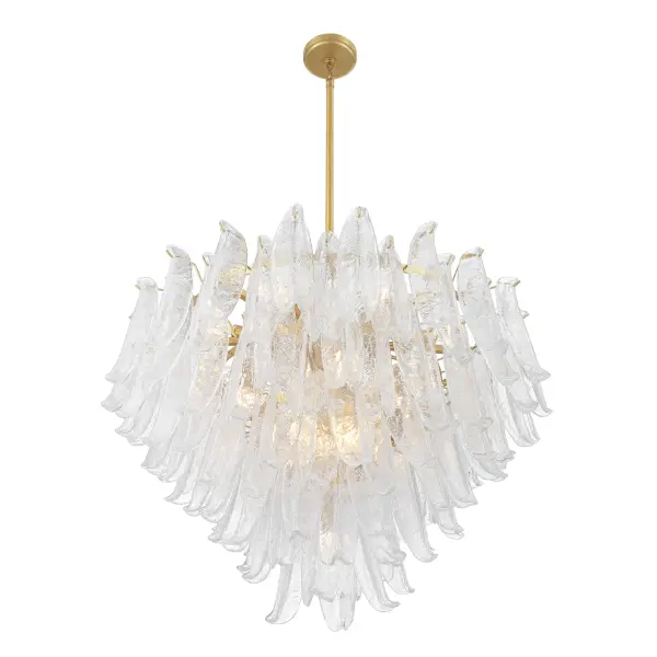 Regent 36.75" 17-Light Chandelier in Legacy Brass - Image 9