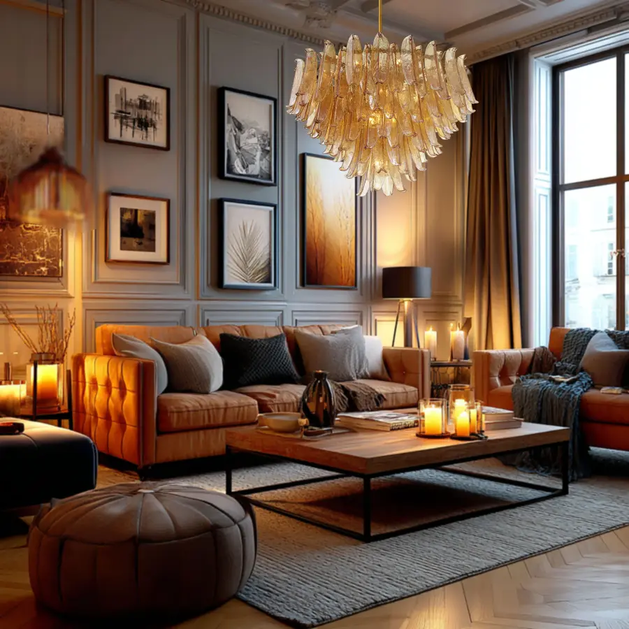 Regent 36.75" 17-Light Chandelier in Legacy Brass - Image 4
