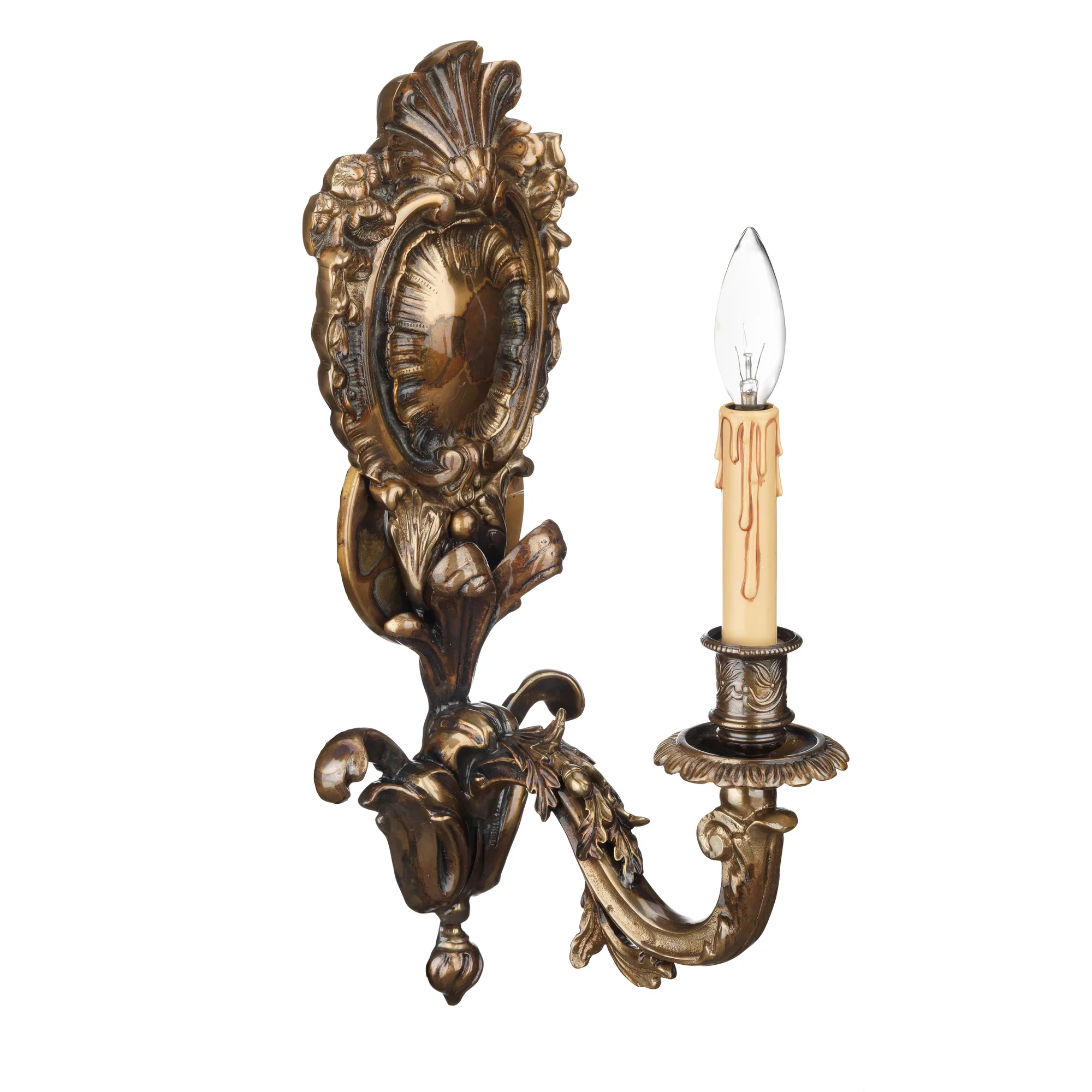 Metropolitan 1 Light Wall Sconce in Oxide Brass