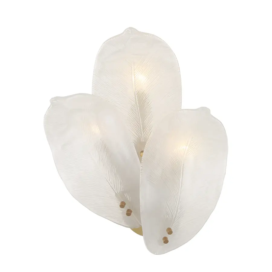 Orchid 3-Light Wall Sconce in Legacy Brass - Image 5