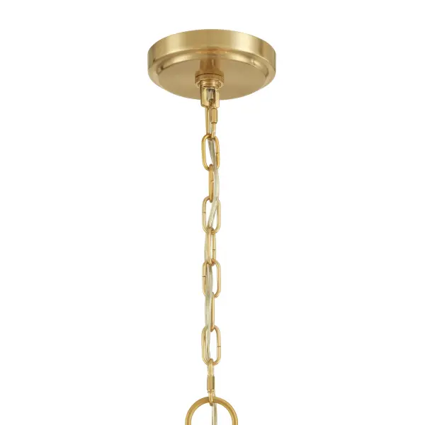 Orchid 10-Light Pendant in Legacy Brass - Image 3