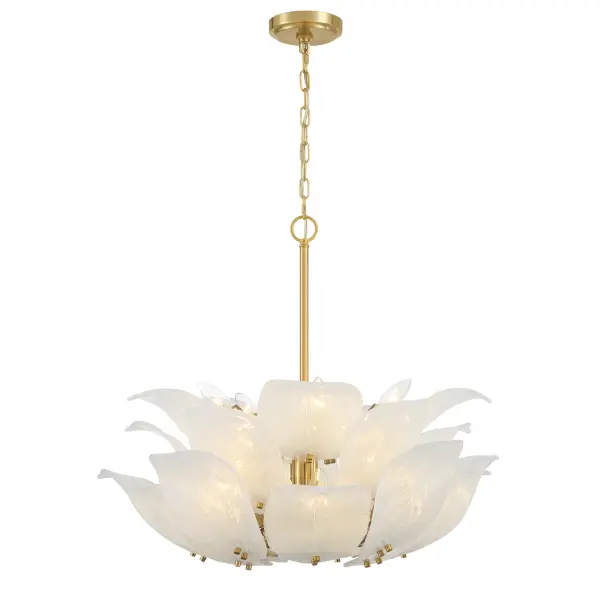 Orchid 10-Light Pendant in Legacy Brass - Image 5