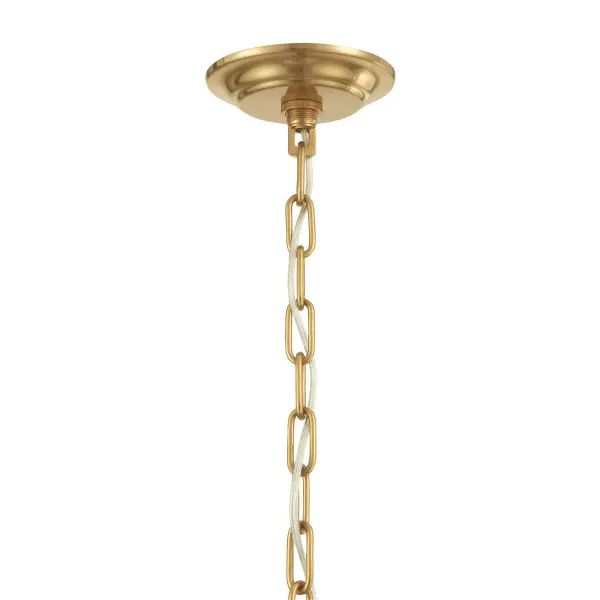 Orchid 13" 10-Light Pendant in Legacy Brass - Image 4