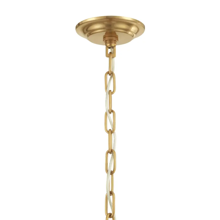 Orchid 13" 10-Light Pendant in Legacy Brass - Image 4