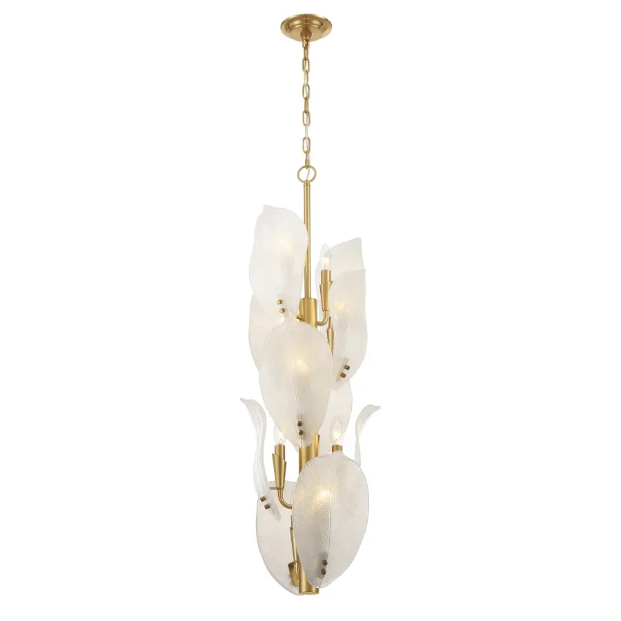 Orchid 13" 10-Light Pendant in Legacy Brass - Image 6