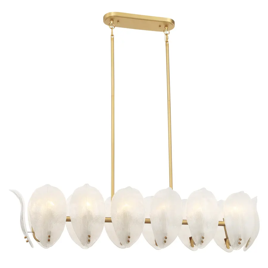 Orchid 48" 14-Light Island Chandelier - Image 4