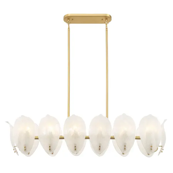 Orchid 48" 14-Light Island Chandelier - Image 5