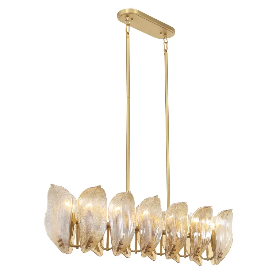 Orchid 48" 14-Light Island Chandelier - Image 3