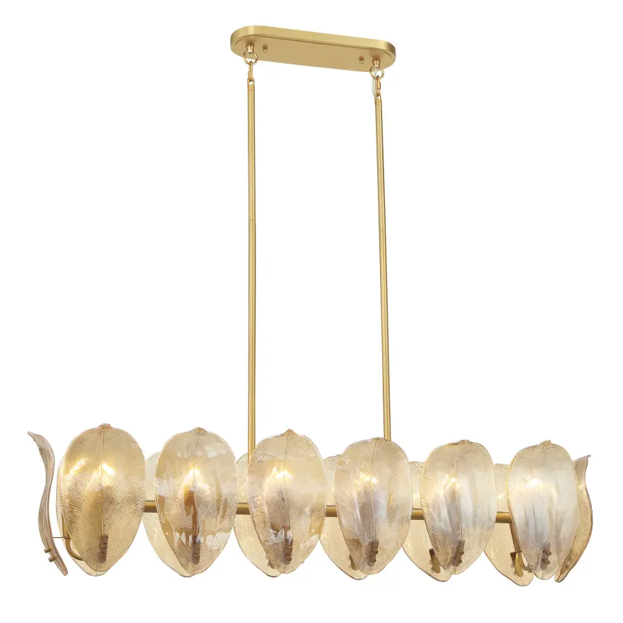 Orchid 48" 14-Light Island Chandelier - Image 4