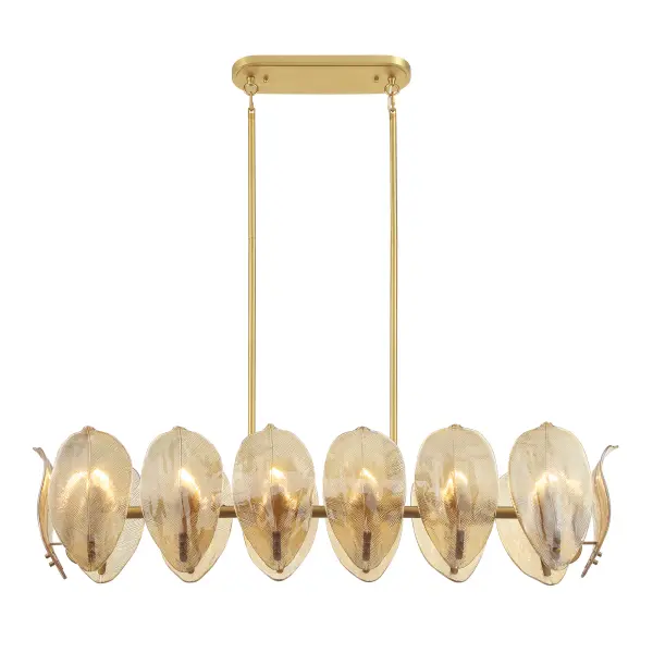 Orchid 48" 14-Light Island Chandelier - Image 5